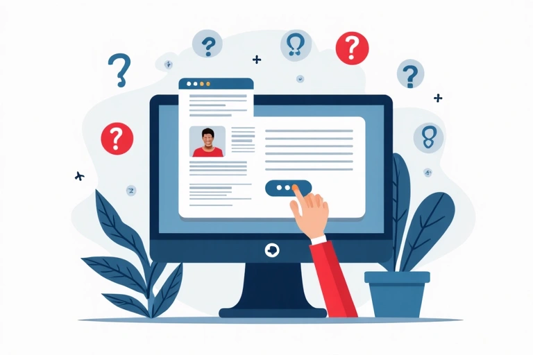 Persona escribiendo un mensaje en un formulario de contacto